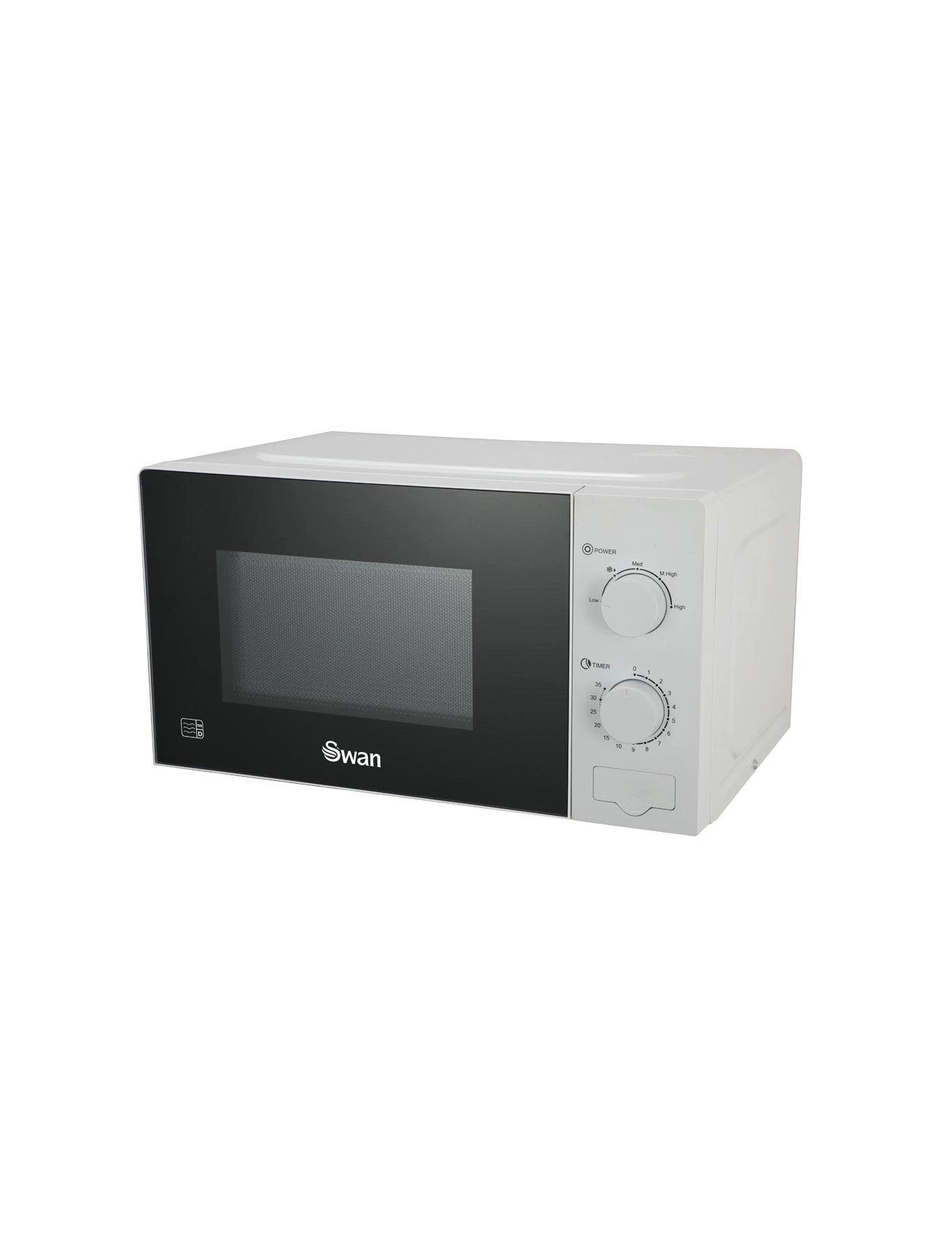 Swan 20L 700W Manual Microwave- White 8 Swan 20L 700W Manual Microwave- White - Image 6