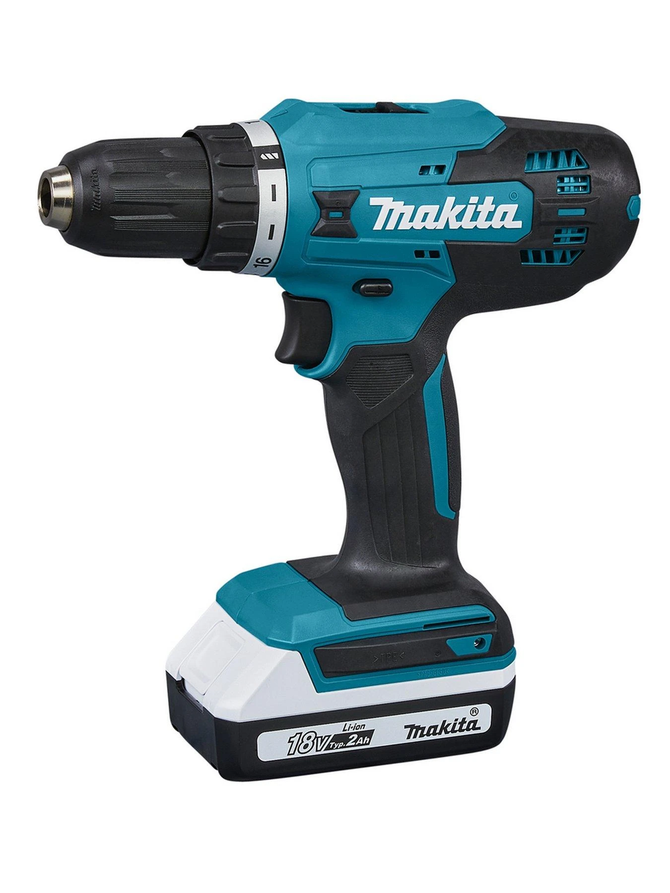 Makita 18V G-Series Cordless HP488D Combi Hammer Drill & TD127D Impact Driver Kit With 2x 2Ah Li-Ion Batteries 5 Makita 18V G-Series Cordless HP488D Combi Hammer Drill & TD127D Impact Driver Kit With 2x 2Ah Li-Ion Batteries - Image 3