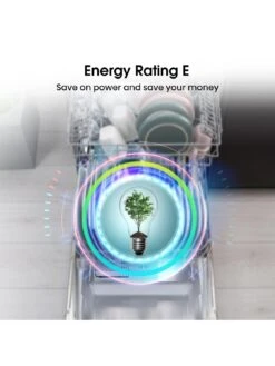 Hisense HS523E15WUK Slimline 30 Minute Quick Wash, 10 Place Dishwasher - White -Appliance Pro VGMF0 SQ3 0000000013 WHITE SLd1