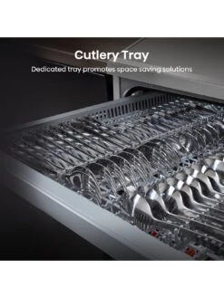 Hisense HS523E15WUK Slimline 30 Minute Quick Wash, 10 Place Dishwasher - White -Appliance Pro VGMF0 SQ5 0000000013 WHITE SLd3