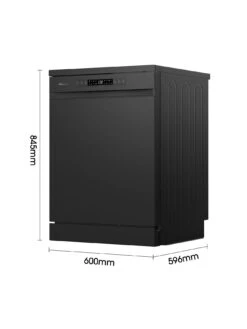 Hisense HS622E90BUK 13-Place Freestanding Dishwasher - Black -Appliance Pro VGMF4 SQ5 0000000004 BLACK SLd3