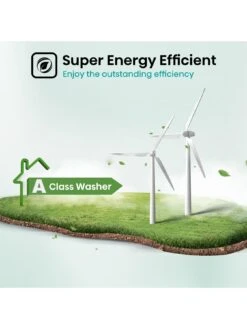 Hisense 3 Series WFQY1014EVJM 10 Kg, 1400 Rpm Spin Washing Machine - White -Appliance Pro VGMF6 SQ5 0000000013 WHITE SLd3