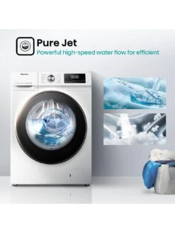 Hisense 3 Series WFQY8014EVJM 8 Kg, 1400 Rpm Spin Washing Machine - White -Appliance Pro VGMF8 SQ5 0000000013 WHITE SLd3