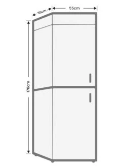 Hoover HOCT3L517FWWK 55cm Wide 50/50 Freestanding Low Frost Fridge Freezer With Water Dispenser - White -Appliance Pro VH1MV SQ7 0000000013 WHITE ICf