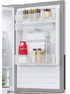 Hoover HOCT3L517FWSK 55cm Wide 50/50 Freestanding Low Frost Fridge Freezer With Water Dispenser - Silver -Appliance Pro VH1MY SQ3 0000000035 SILVER SLd1