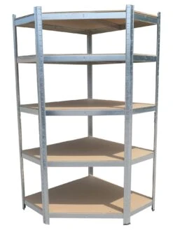 Hilka Tools 175kg 5 Tier Corner Boltless Shelving 6 Hilka Tools 175kg 5 Tier Corner Boltless Shelving -Appliance Pro VHJ2H SQ2 0000000088 NO COLOR SLd