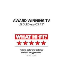 LG 2023 OLED C3 - 42 Inch, OLED, 4K UHD, Smart TV 10 LG 2023 OLED C3 - 42 Inch, OLED, 4K UHD, Smart TV -Appliance Pro VI2WI SQ3 0000000035 SILVER SLs