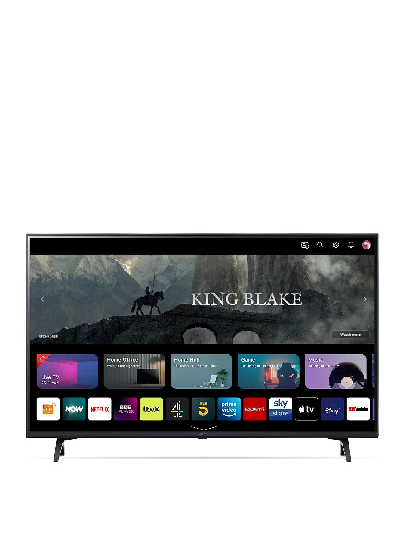 LG 2023 UR80 Series - 43-inch, LED, 4K UHD, HDR, Smart TV 43UR80006LJ 5 LG 2023 UR80 Series - 43-inch, LED, 4K UHD, HDR, Smart TV 43UR80006LJ - Image 3