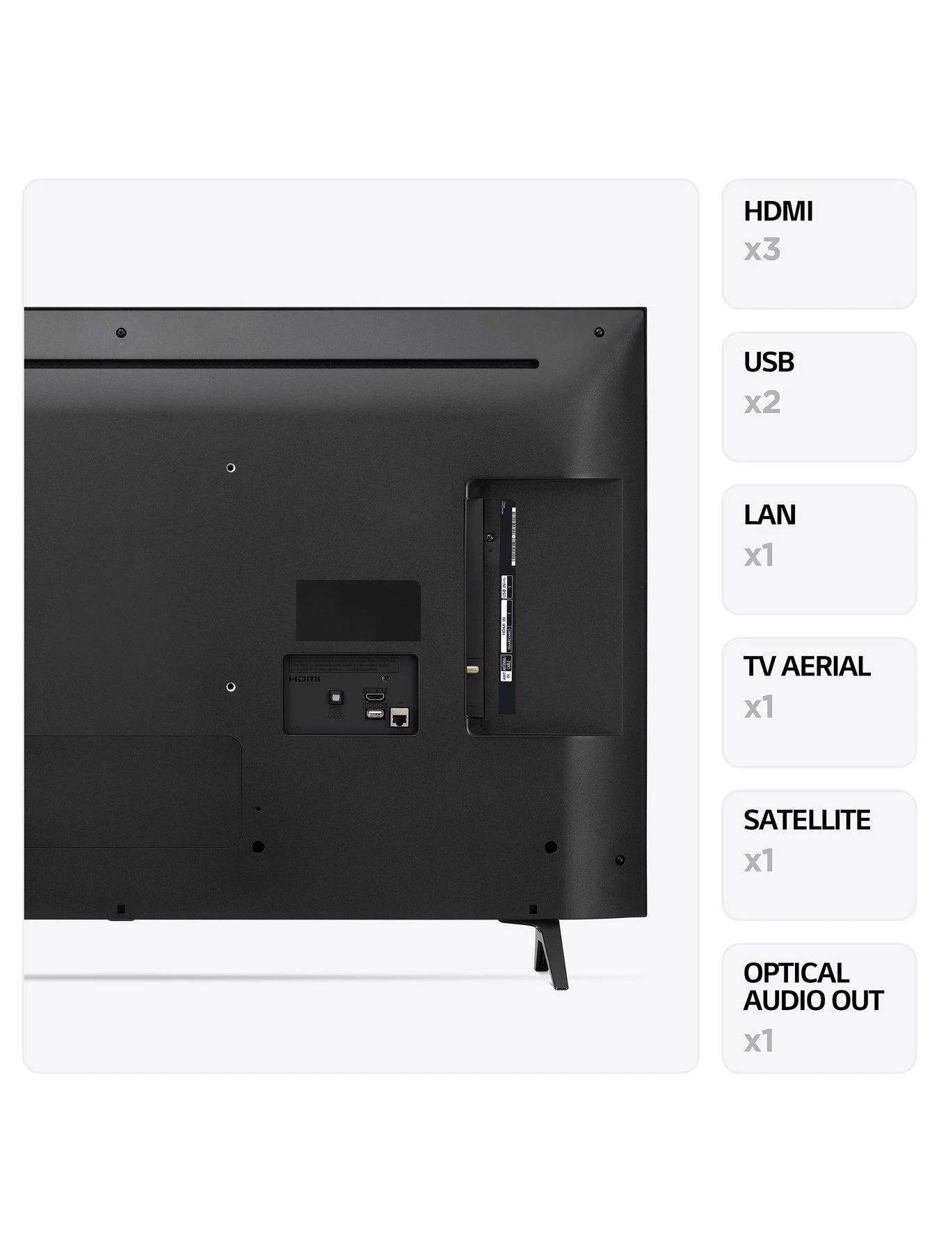 LG 2023 UR80 Series - 43-inch, LED, 4K UHD, HDR, Smart TV 43UR80006LJ 7 LG 2023 UR80 Series - 43-inch, LED, 4K UHD, HDR, Smart TV 43UR80006LJ - Image 5