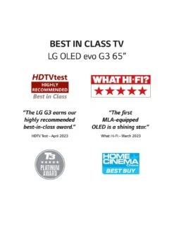 LG 2023 Evo G3 - 65 Inch, 4K OLED, Smart TV 10 LG 2023 Evo G3 - 65 Inch, 4K OLED, Smart TV -Appliance Pro VI2X9 SQ3 0000000035 SILVER SLs