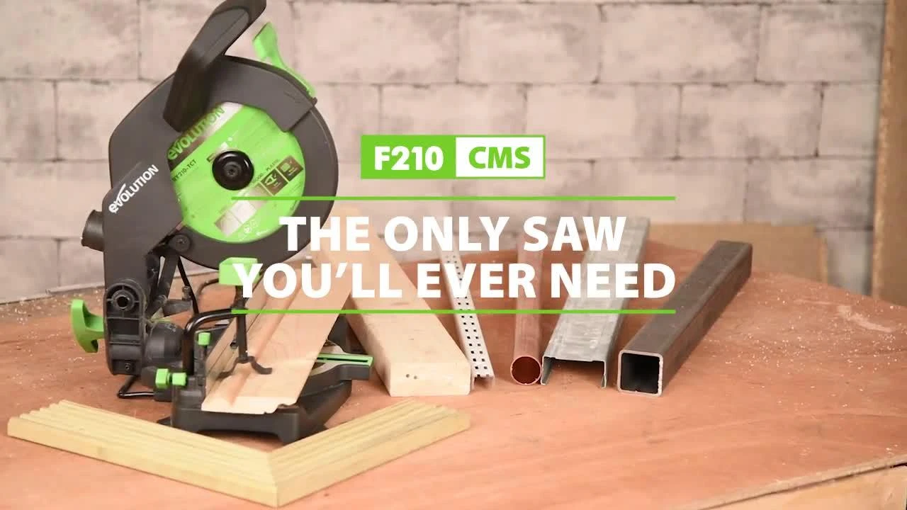 EVOLUTION F210CMS Fury 210mm MP Compound Mitre Saw 10 EVOLUTION F210CMS Fury 210mm MP Compound Mitre Saw - Image 8