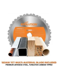 EVOLUTION Rage 4 185mm Multi-Material Cut Off Saw 11 EVOLUTION Rage 4 185mm Multi-Material Cut Off Saw -Appliance Pro VIH29 SQ2 0000000088 NO COLOR SLd