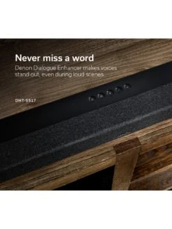 Denon DHT-S517 Dolby Atmos Bluetooth Soundbar -Appliance Pro VIIHB SQ5 0000000004 BLACK SLd1
