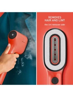 Tefal Pure Pop Clothes Steamer - Coral -Appliance Pro VIQFP SQ6 0000000054 CORAL SLd4