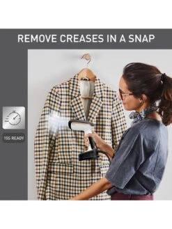 Tefal Handheld Clothes Steamer 120ml 20g/min Steam Output Access Steam Pocket 15 Tefal Handheld Clothes Steamer 120ml 20g/min Steam Output Access Steam Pocket -Appliance Pro VIQFS SQ6 0000000099 N A SLd4