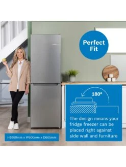 Bosch KGN34NLEAG 50/50 Split, No Frost Fridge Freezer - Inox -Appliance Pro VITUE SQ6 0000003629 INOX SLd4