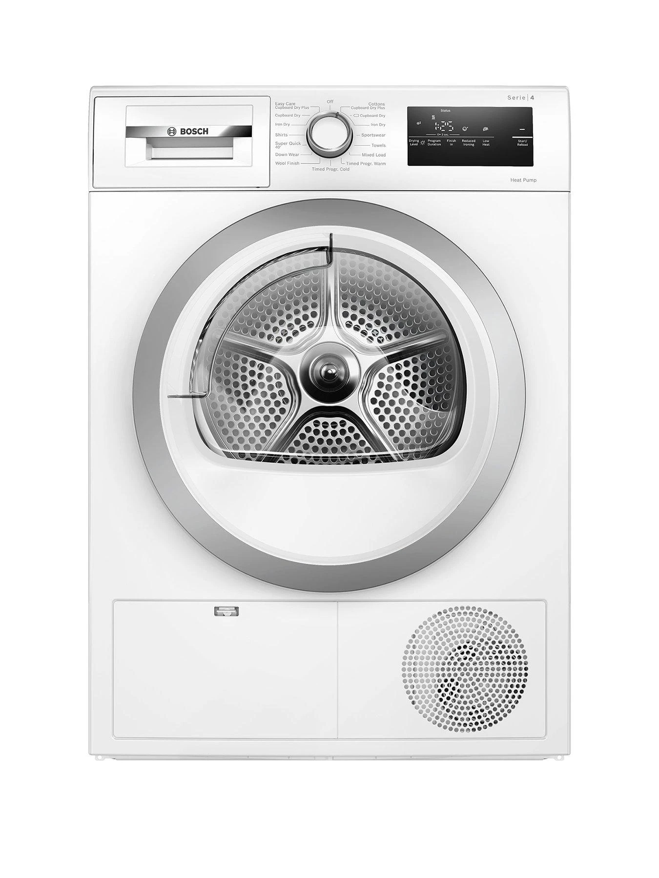 Bosch WTH85223GB Capacity 8kg, Heat Pump, Freestanding Tumble Dryers - White 3 Bosch WTH85223GB Capacity 8kg, Heat Pump, Freestanding Tumble Dryers - White