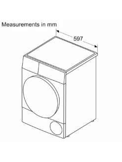 Bosch WTH85223GB Capacity 8kg, Heat Pump, Freestanding Tumble Dryers - White 13 Bosch WTH85223GB Capacity 8kg, Heat Pump, Freestanding Tumble Dryers - White -Appliance Pro VITUJ SQ5 0000000013 WHITE SLd3