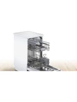 Bosch SPS2IKW04G 9 Place Settings Slimline Freestanding Dishwasher - White -Appliance Pro VITW5 SQ3 0000000013 WHITE SLd1