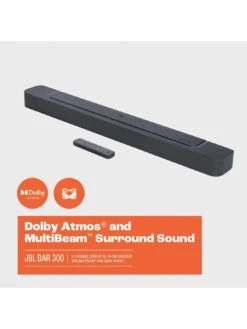 JBL BAR 300 5.0-ch Soundbar With MultiBeam And Virtual Dolby Atmos -Appliance Pro VIU29 SQ6 0000000004 BLACK SLd2