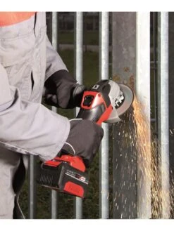 Einhell PXC 115mm Cordless Angle Grinder - TE-AG 18/115 Li Solo (18V Without Battery) -Appliance Pro VIWPS SQ5 0000000099 N A SLd3