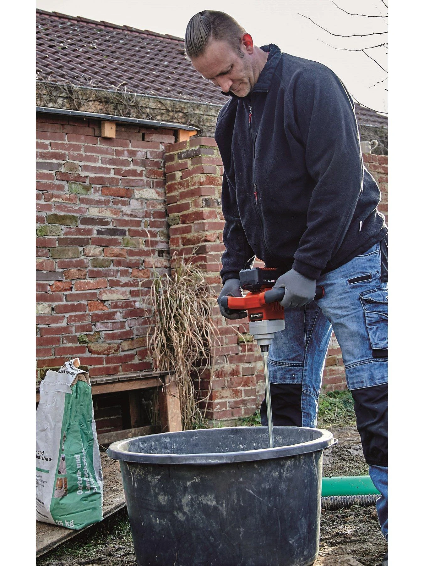 Einhell PXC Cordless Paint/Mortar Mixer - TE-MX 18 Li (18V Includes Battery) 5 Einhell PXC Cordless Paint/Mortar Mixer - TE-MX 18 Li (18V Includes Battery) - Image 3