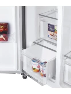 Hoover HOSR5918EIXK American Side By Side, Total Frost Free, Plumbed Ice And Water - Stainless Steel -Appliance Pro VJ8XV SQ6 0000000035 SILVER SLd4