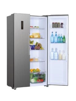 Candy CHSBSV5172XKN Slim Depth Total No Frost American Fridge Freezer - Stainless Steel -Appliance Pro VJ8XY SQ3 0000000166 STAINLESS STEEL SLd1