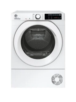 Hoover H-DRY 500 NDEH10A2TCE80 10kg Freestanding Heatpump Tumble Dryer - White With Chrome Door