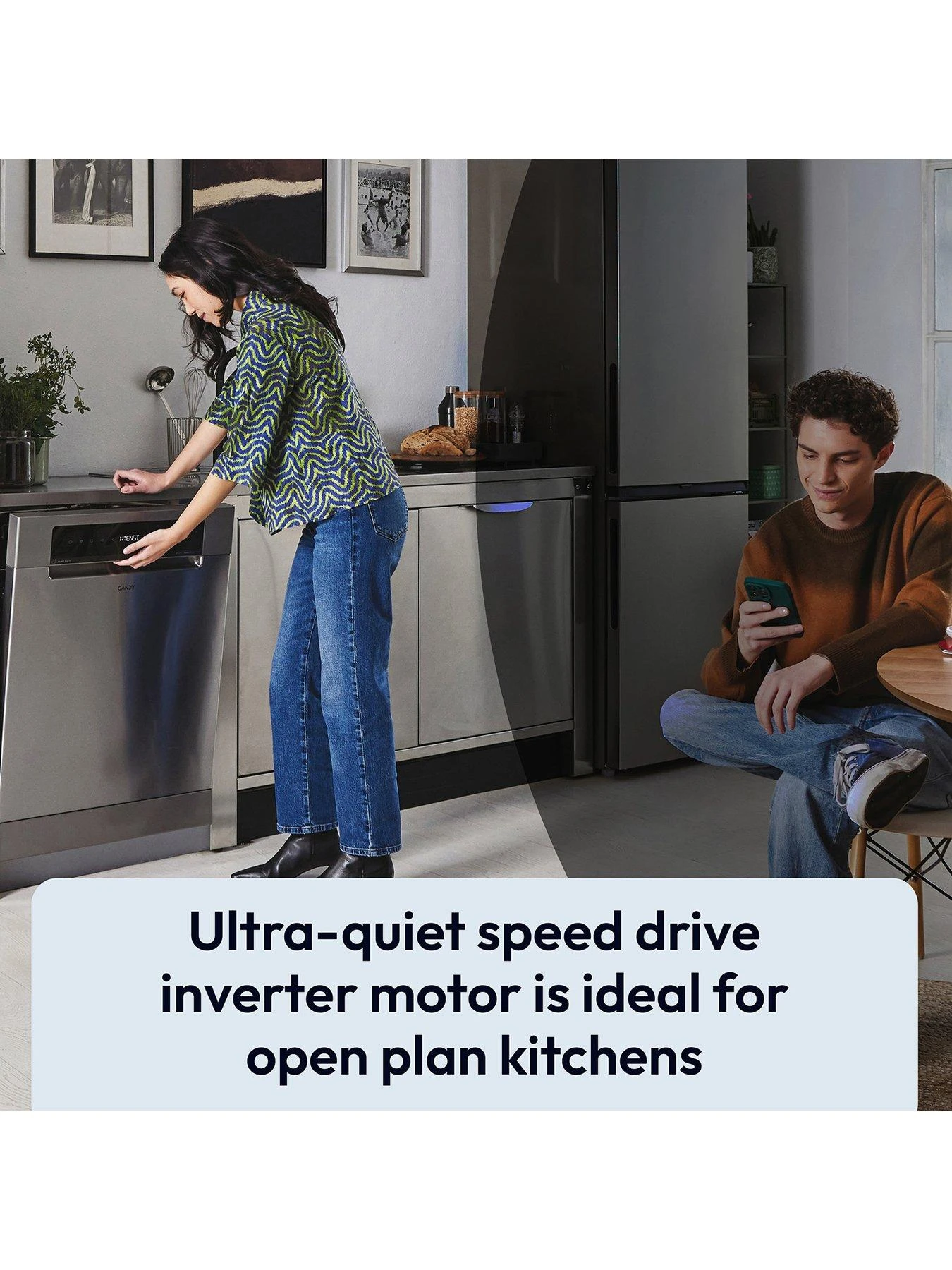 Candy CF 5C7F0X Full size Freestanding Dishwasher with WIFI - Stainless Steel 5 Candy CF 5C7F0X Full size Freestanding Dishwasher with WIFI - Stainless Steel - Image 3