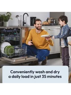 Candy CF3E9L0B-80 13 Place Full size Freestanding Dishwasher With WIFI - Black -Appliance Pro VJ8YF SQ5 0000000004 BLACK SLd3