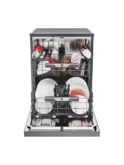 Hoover HF 5C7F0A-80 15 Place Full size Freestanding Dishwasher With WIFI - Anthracite -Appliance Pro VJ8YJ SQ3 0000000035 SILVER SLd1