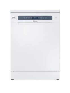 Candy CF 5C7F0W-80 15 Place Full size Freestanding Dishwasher With WIFI - White