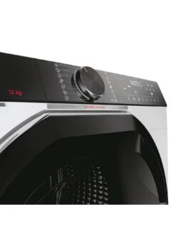 Hoover H-WASH 700 H7W 412MBC-80 12kg Load, 1400 Spin Washing Machine, A-rated - White With Chrome Door -Appliance Pro VJ8YP SQ3 0000000013 WHITE SLd1
