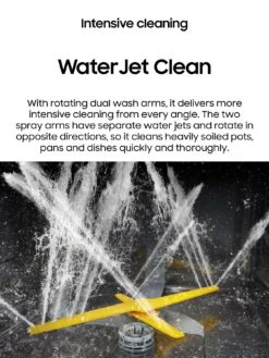 Samsung DW60BG730FSLEU 13-Place Wifi Connected With Water Jet Clean Dishwasher - Stainless Steel - C Rated 11 Samsung DW60BG730FSLEU 13-Place Wifi Connected With Water Jet Clean Dishwasher - Stainless Steel - C Rated -Appliance Pro VJDFV SQ3 0000000166 STAINLESS STEEL SLd1