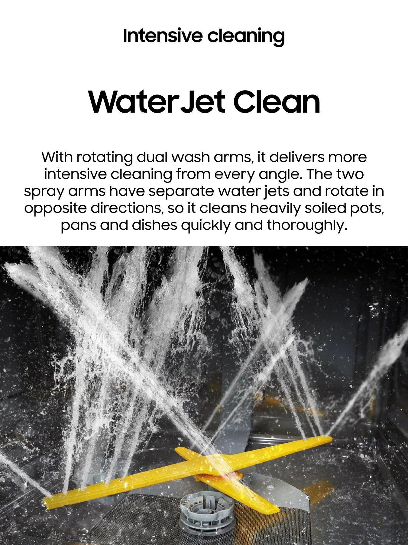 Samsung DW60BG730FSLEU 13-Place Wifi Connected With Water Jet Clean Dishwasher - Stainless Steel - C Rated 5 Samsung DW60BG730FSLEU 13-Place Wifi Connected With Water Jet Clean Dishwasher - Stainless Steel - C Rated - Image 3