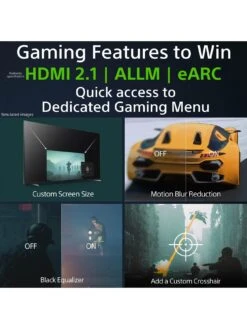 Sony KD65X75WLU, 65-inch, LED, 4K HDR, Google TV -Appliance Pro VJELH SQ7 0000000004 BLACK ICf