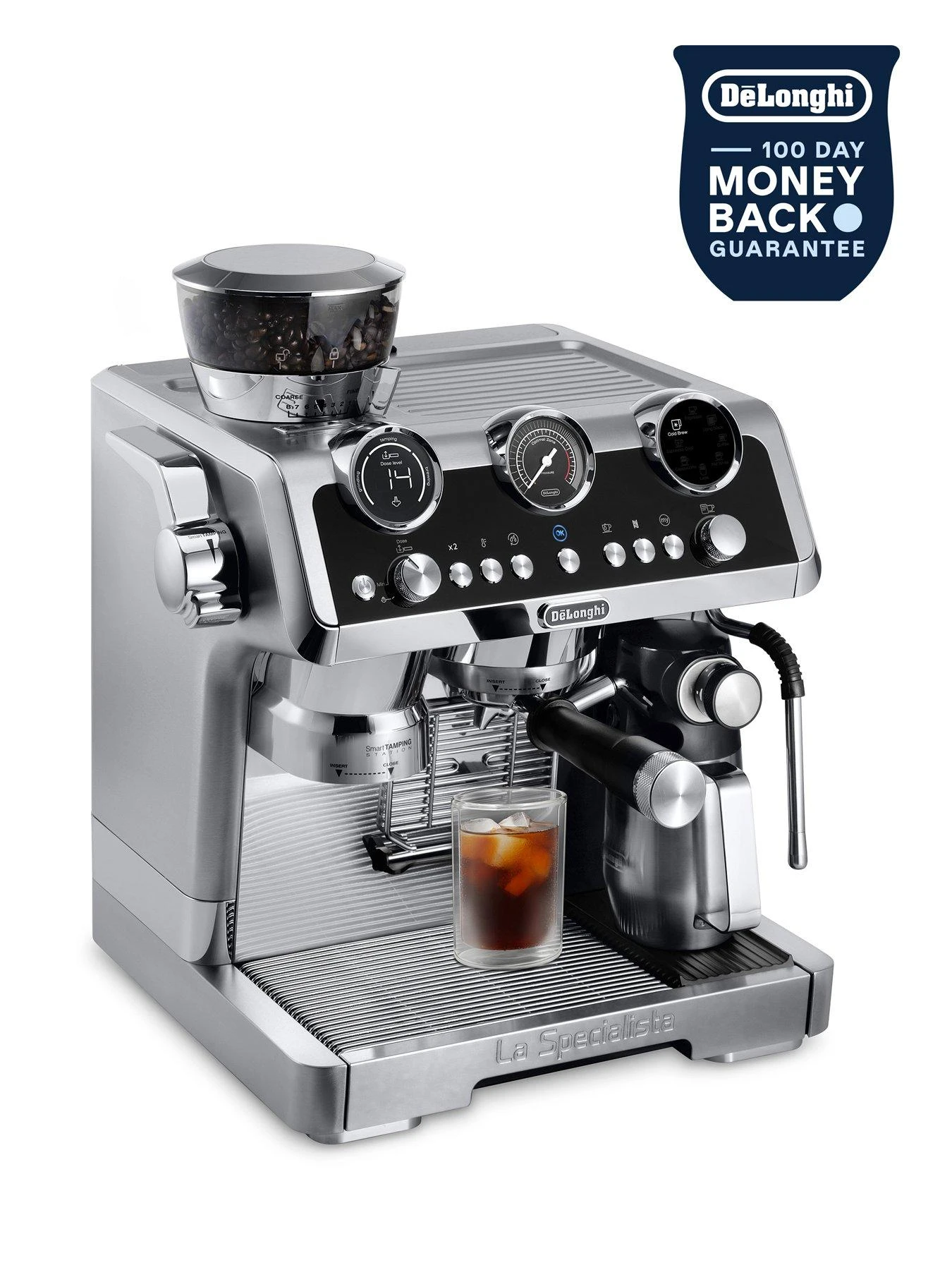 DeLonghi La Specialista Maestro Manual Bean To Cup Coffee Machine With Cold Brew Technology- EC9865.M 4 DeLonghi La Specialista Maestro Manual Bean To Cup Coffee Machine With Cold Brew Technology- EC9865.M - Image 2