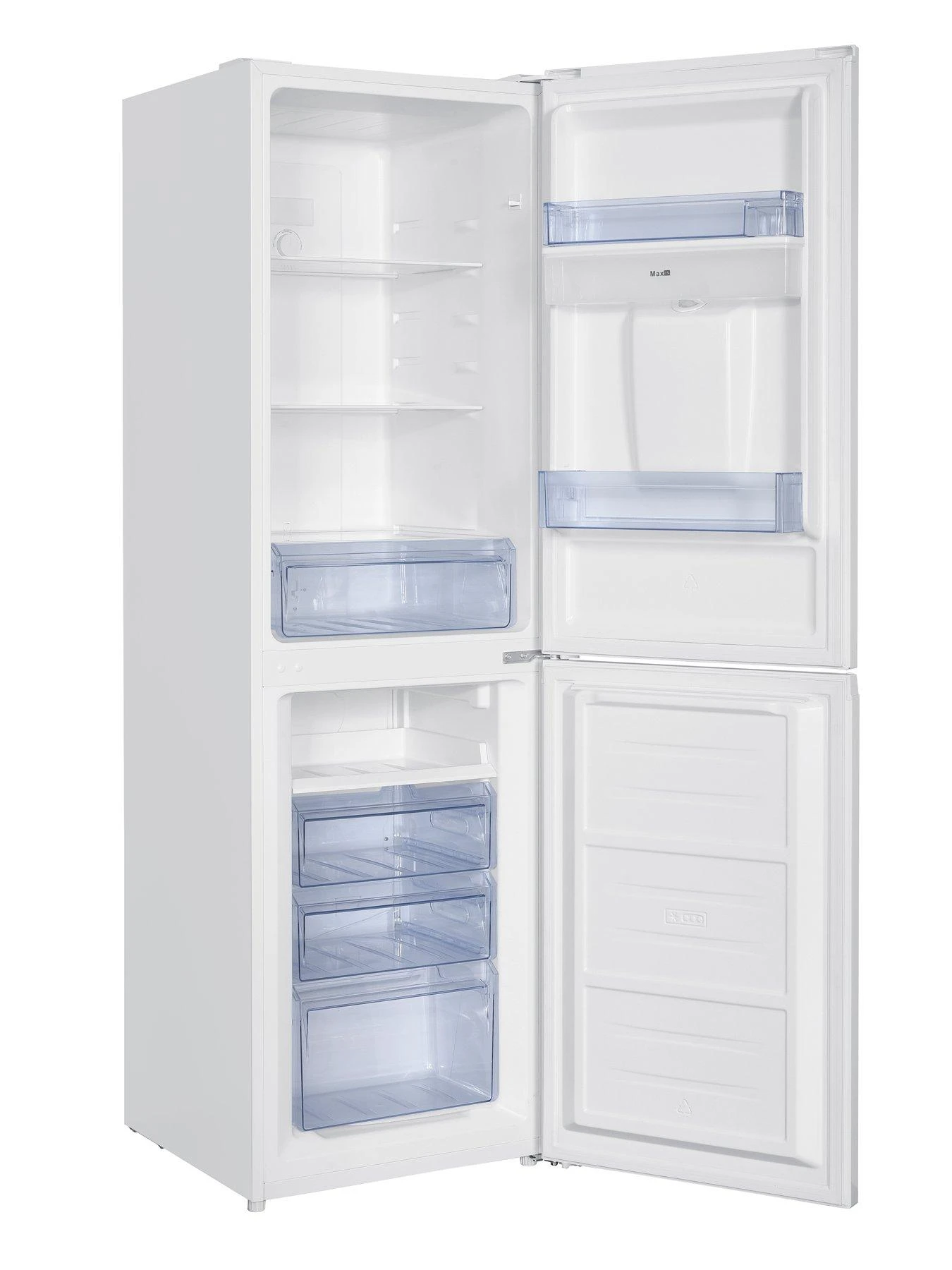 Swan SR156130W 55cm Wide, Total No Frost, 50/50 Split, Water Dispenser, Fridge Freezer - White 5 Swan SR156130W 55cm Wide, Total No Frost, 50/50 Split, Water Dispenser, Fridge Freezer - White - Image 3