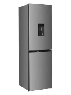 Swan SR156130I 55cm Wide, Total No Frost, 50/50 Split, Water Dispenser, Fridge Freezer - Inox -Appliance Pro VJW5E SQ2 0000003629 INOX SLd