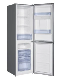 Swan SR156130I 55cm Wide, Total No Frost, 50/50 Split, Water Dispenser, Fridge Freezer - Inox -Appliance Pro VJW5E SQ3 0000003629 INOX SLd1