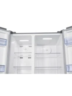 Swan SR156100I 91cm Wide, Total No Frost, American-Style Fridge Freezer - Inox -Appliance Pro VJW5F SQ6 0000003629 INOX SLd4