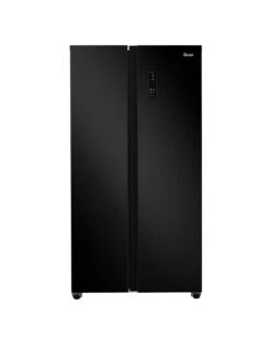 Swan SR156100DI 91cm Wide, Total No Frost, American-Style Fridge Freezer - Dark Inox