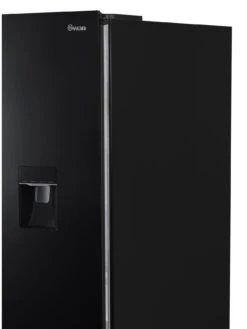 Swan SR156110DI 91cm Wide, Total No Frost, American -Style Fridge Freezer With Water Dispenser - Dark Inox -Appliance Pro VJW5I SQ6 0000000099 N A SLd4
