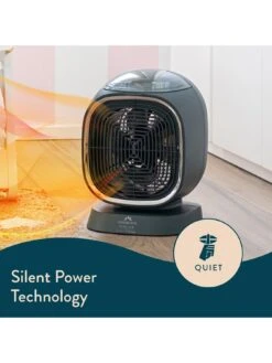 Dreamland Silent Power Pure Heater -Appliance Pro VK30D SQ5 0000000071 CHARCOAL SLd2