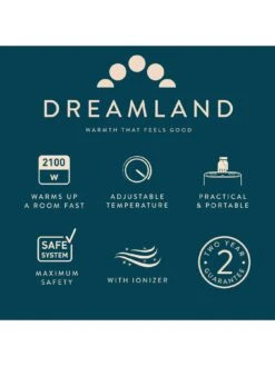 Dreamland Silent Power Pure Heater -Appliance Pro VK30D SQ6 0000000071 CHARCOAL SLd3