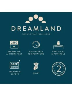 Dreamland Silent Power Comfort Heater 9 Dreamland Silent Power Comfort Heater -Appliance Pro VK30R SQ4 0000000004 BLACK SLd1