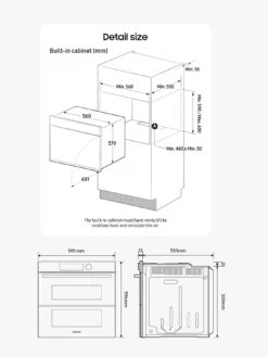 Samsung NV7B5750TAK NV7B5750TAK Series 5 Smart Oven With Dual Cook Flex And Air Fry - Black 15 Samsung NV7B5750TAK NV7B5750TAK Series 5 Smart Oven With Dual Cook Flex And Air Fry - Black -Appliance Pro VK3FX SQ7 0000000004 BLACK ICf