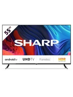 Sharp 55FL1K, 55 Inch, 4K Ultra HD, Android TV -Appliance Pro VK8YC SQ7 0000000004 BLACK ICf