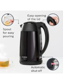 Bosch Design Line Kettle Black -Appliance Pro VKNYH SQ4 0000000099 N A SLd2